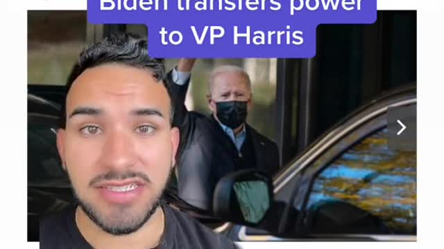 MILLER verBiden transfers power to VP Harris