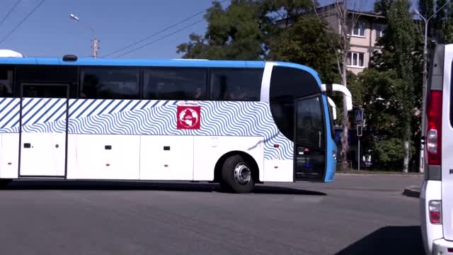 Ukrainians flee Kramatorsk for Germany