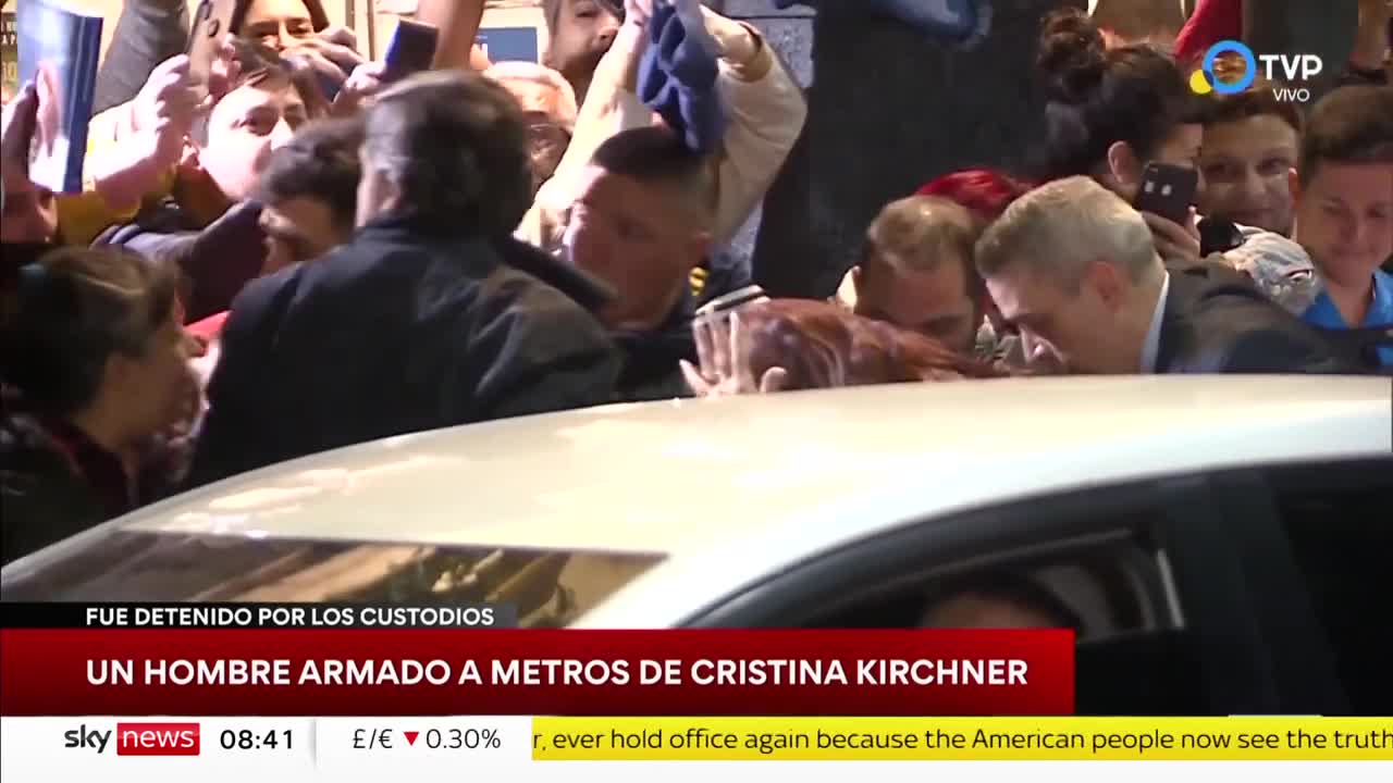 WATCH: Argentina's Vice President survives 'attempted assassination'