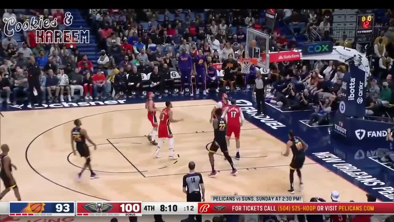 Larry Nance Jr. Highlights Pelicans vs. Suns 9th Dec 2022