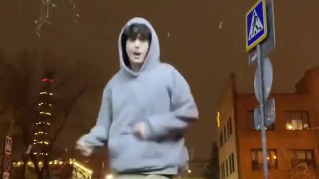 Improvising in the snow