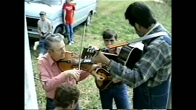 Hoopers Creek singing in old church