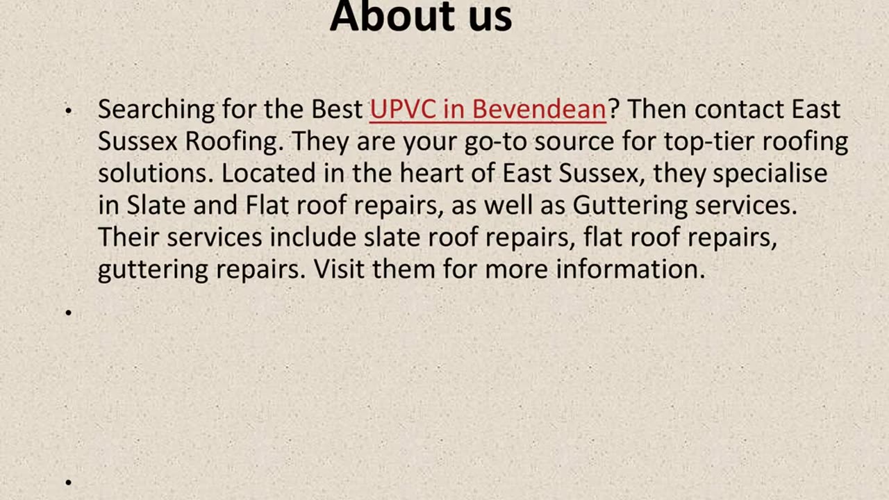 Best UPVC in Bevendean.
