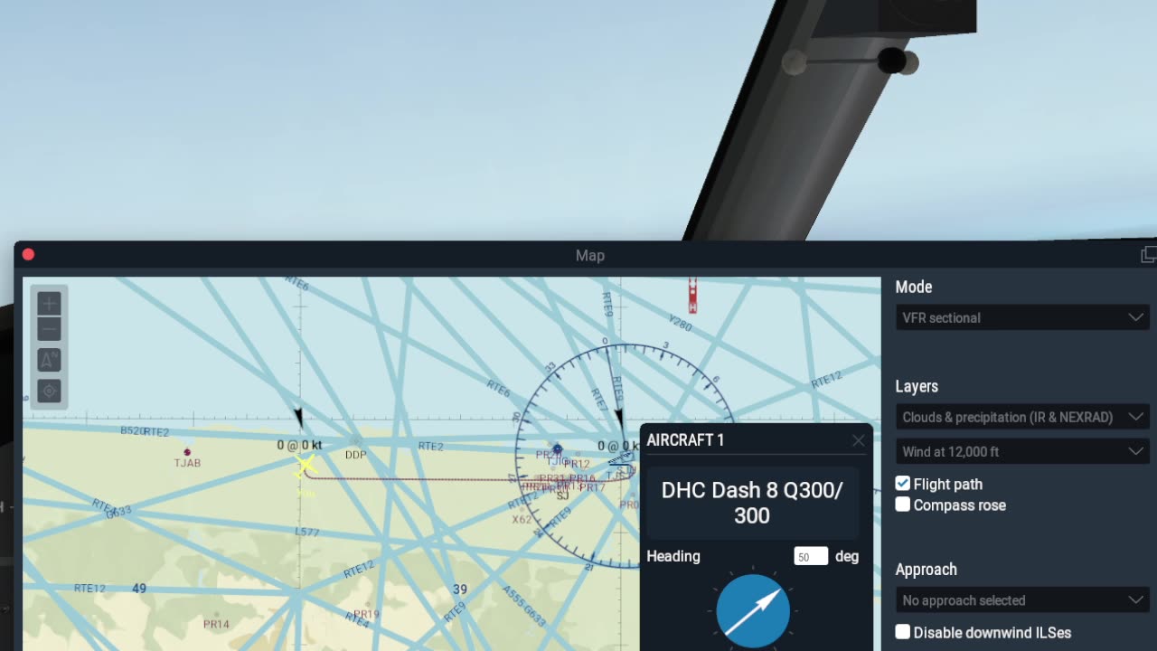 the Dash 8 Q300 - Xplane 11.55 - Tested on TJSJ -