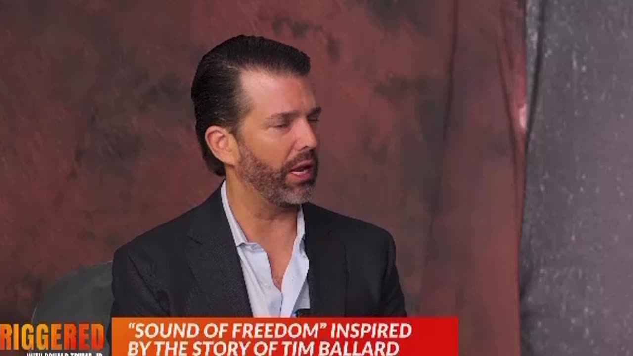 Don Jr And Tim Ballard talk sound of Freedom