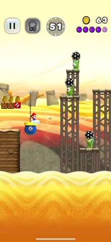 Mario Run 6-1 All Purple Coins