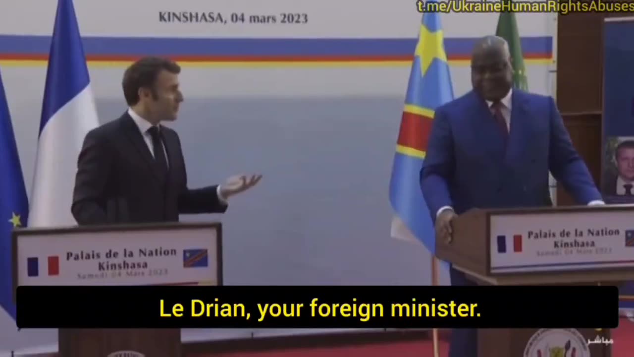 macron in congo