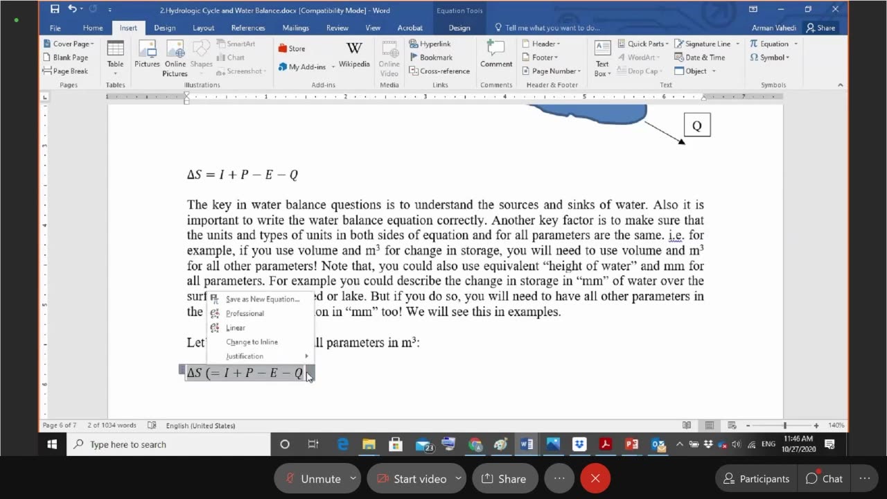 Hydrology 2020-10-27