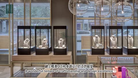 High-end watch showcase project in Paris