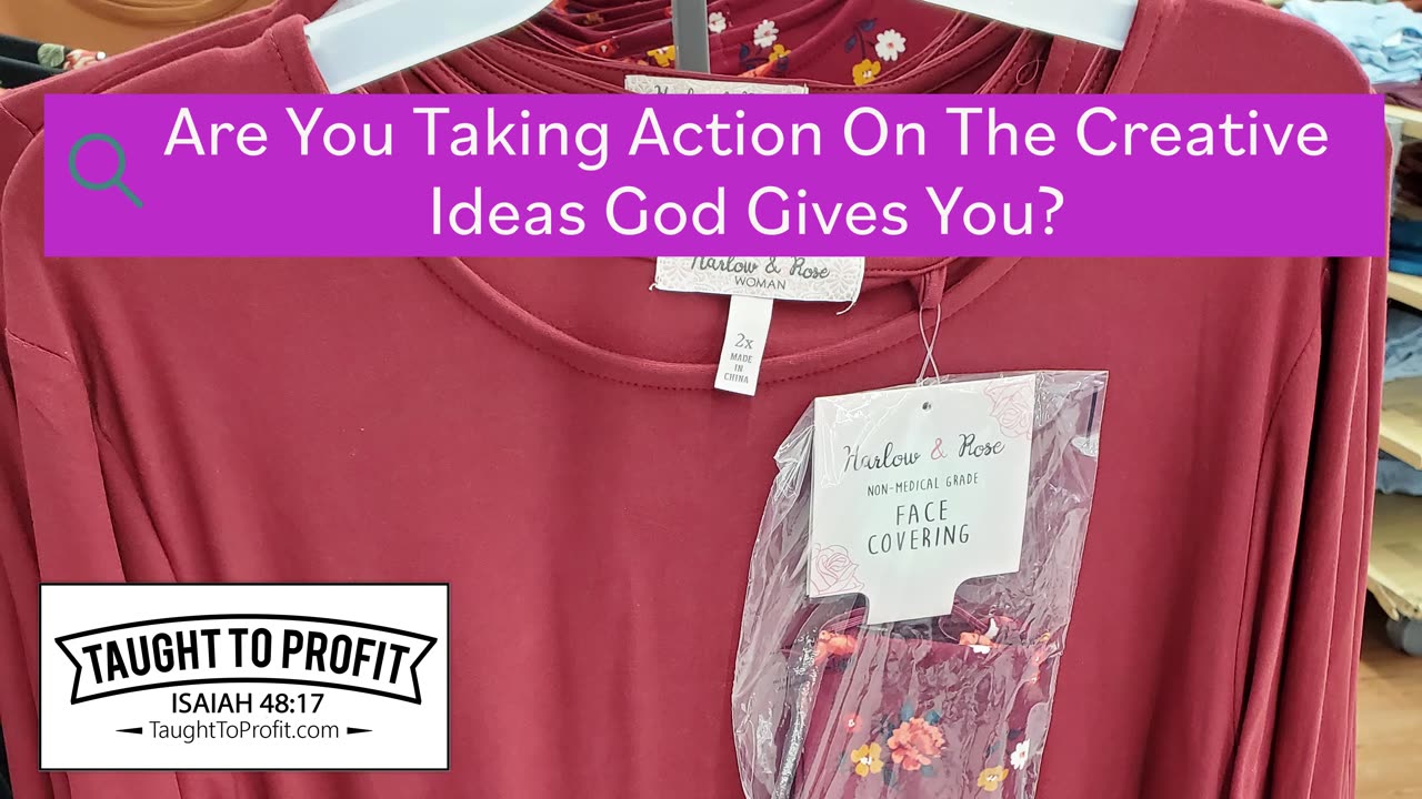 Are You Taking Action On The Creative Ideas God Gives You?