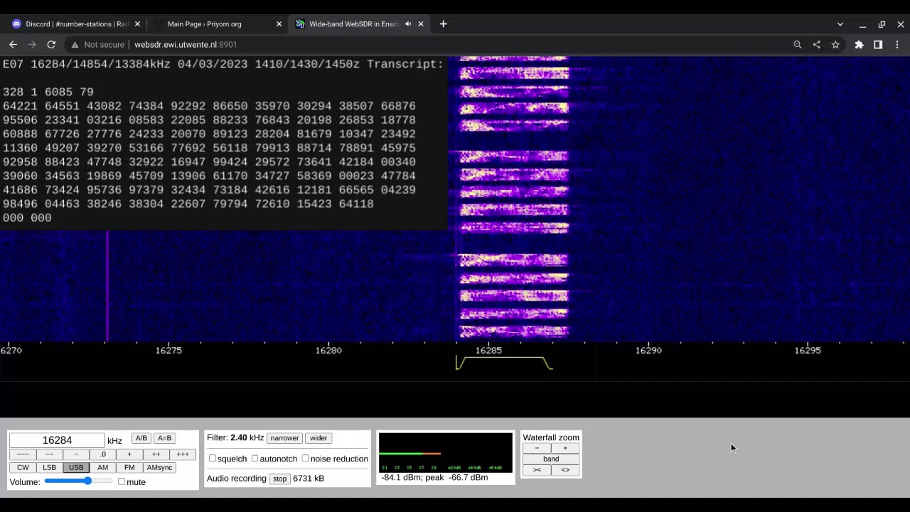 E07 English Man 04/03/2023 1410 UTC 16284kHz