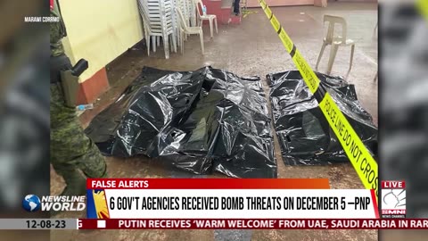 6 government agencies received bomb threats on December 5 –PNP