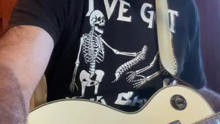 Original electric guitar chord progression