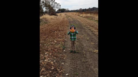 BradKuz76 Tomrik, Mommy and I shooting pumpkins 2023