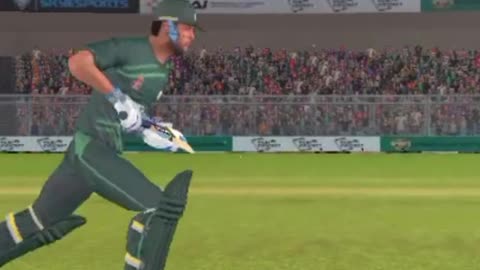 Crazy cricket moment