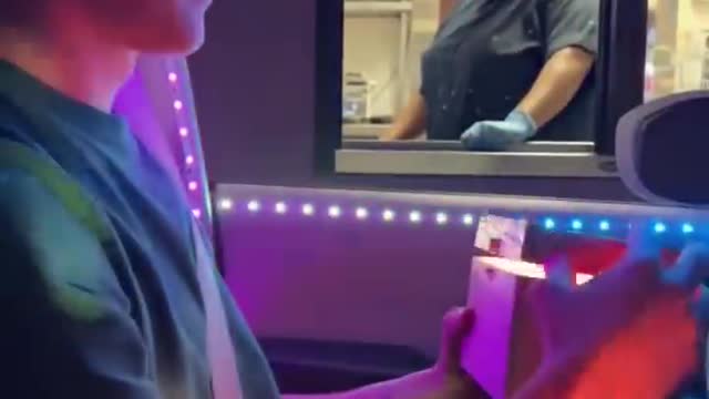 The only correct way to leave a drive thru