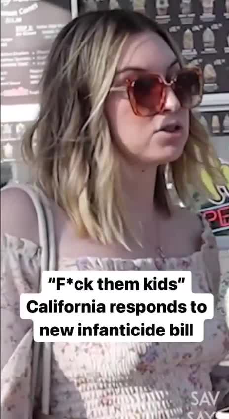 Reprobates In California Respond To New Infanticide Bill