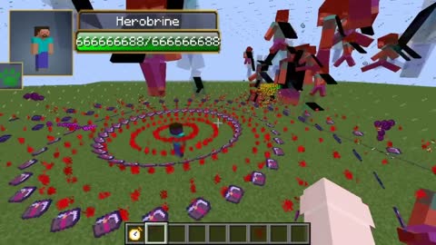 Herobrine vs Error422 all creepypasta mobs in minecraft part 103