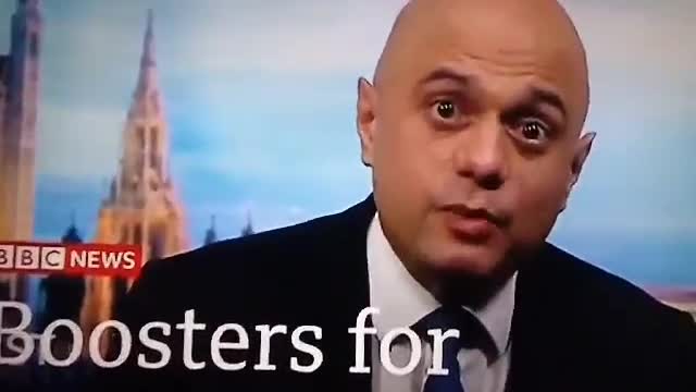 UK Health Secretary Javid 'We know that 2 DON'T work.. but 3 will!😳😂🤣