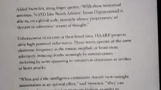 1865. E. SNOWDEN🚨Leakt Global Assassination List 📑