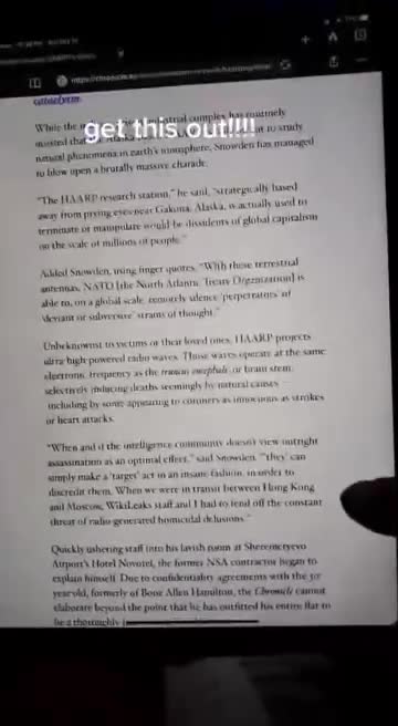 1865. E. SNOWDEN🚨Leakt Global Assassination List 📑