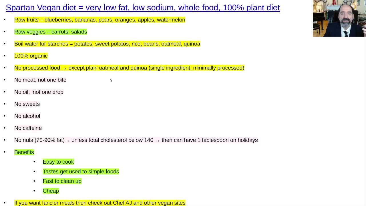 Spartan Vegan diet rerun