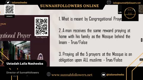 Women and Congregational Prayer / Hadith Women