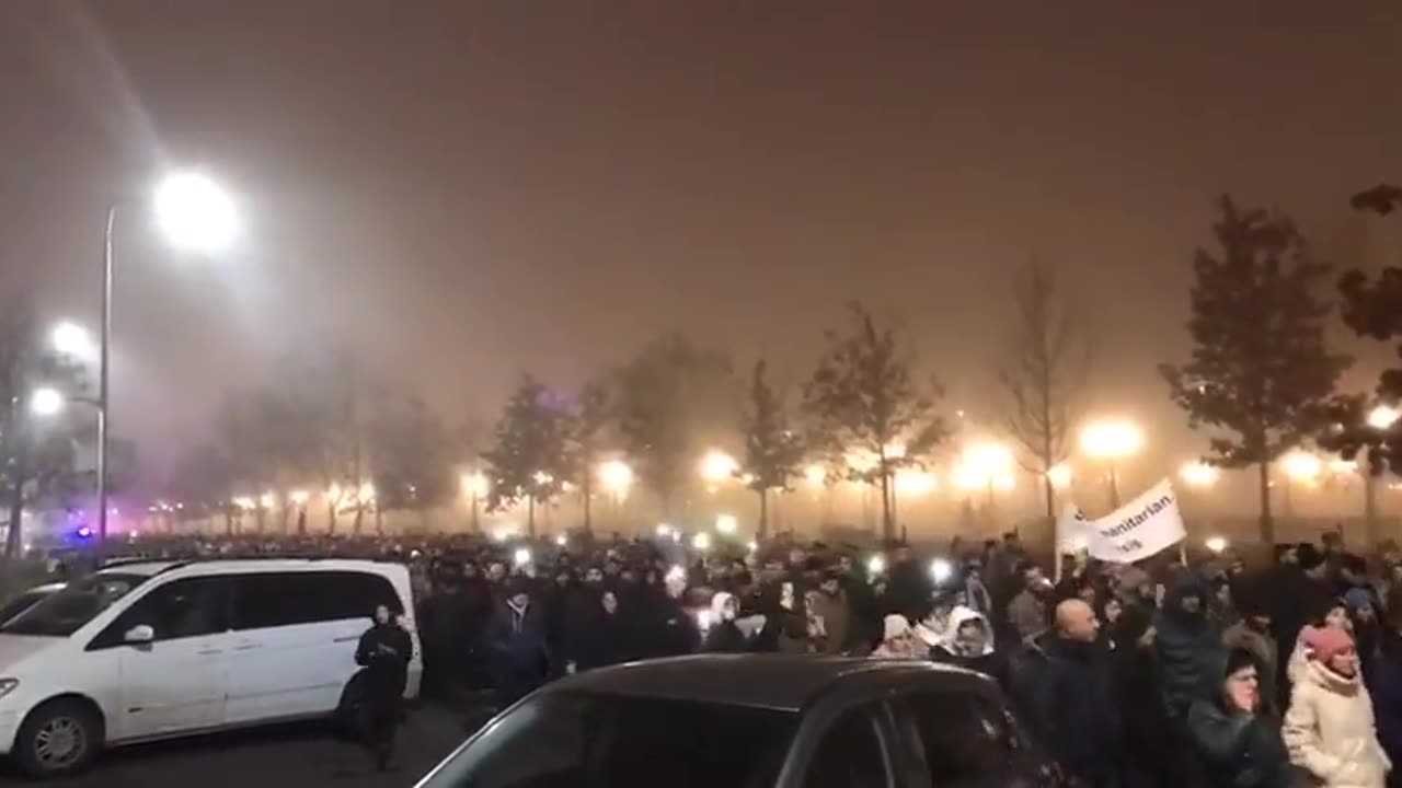 Thousands of people went to the streets in Yerevan,