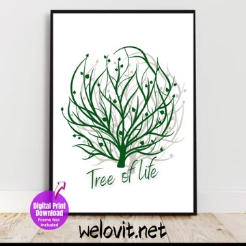 TREE OF LIFE! Picture For My Home Instant Download Plus Bonus Phone Art ❤️