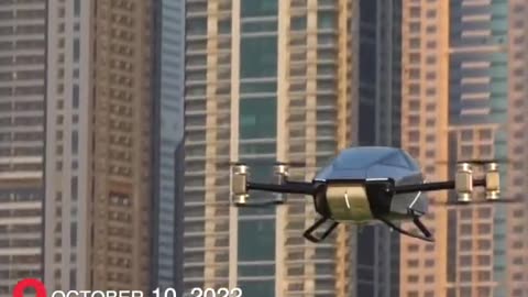 China Test Its "Flying Car" (Compressed Helicopter) In Dubai, United Arab Emirates - Hmm...