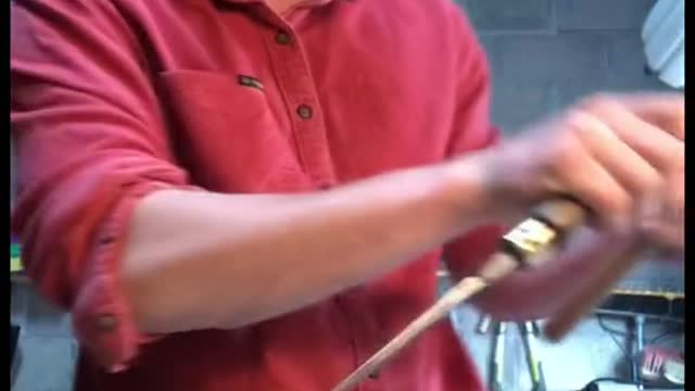 Making a Hurley using only hand tools