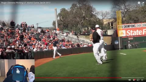 Reacting to a 50 Year Old Roger Clemens Pitching At an Alumni Game