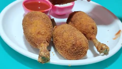 Potato chicken leg at home