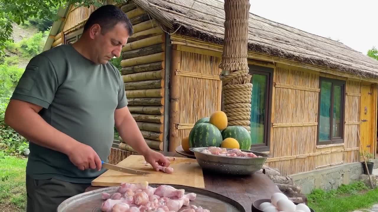 When it comes to outdoor cooking, this man is a master.