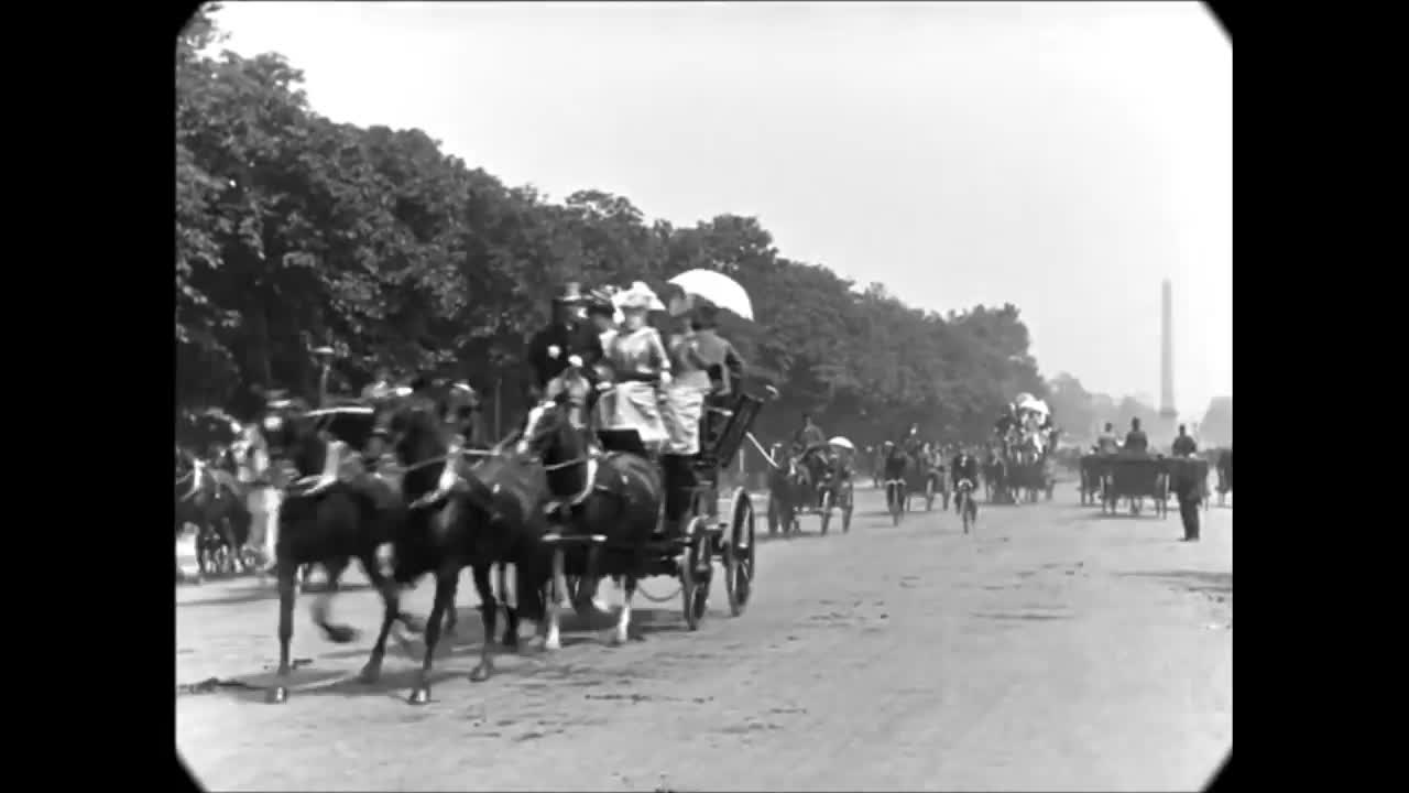 tate 1890s - A Trip Through Paris, France (speed corrected w_ added sound)