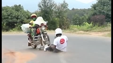 Skate accident in Kenya