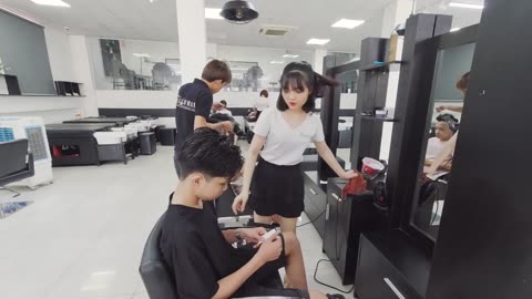 #1 Relaxing Shampoo Service in Vietnam | Shampoo, shave face, relax neck neck, VN barber shop