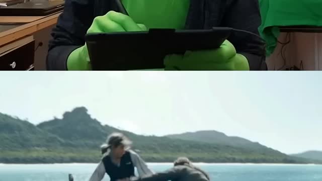 mr green finding vfx in Pirates of the Caribbean #shorts