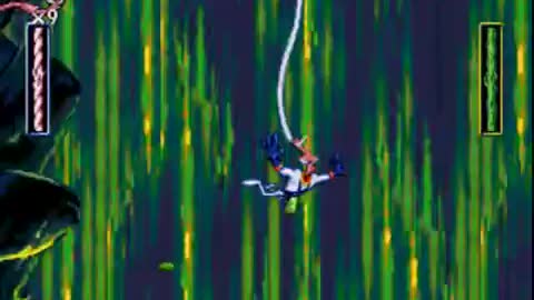[Sega Genesis] - Earthworm Jim - Level 4 - Snot a Problem!_Cut