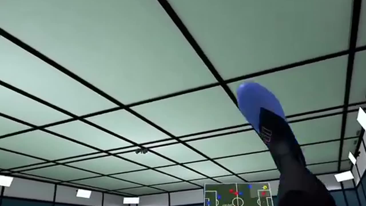 Playing vr football be like