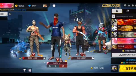 Free Fire live stream | Girl Gamer | squad gameplay |full map gameplay| #freefire