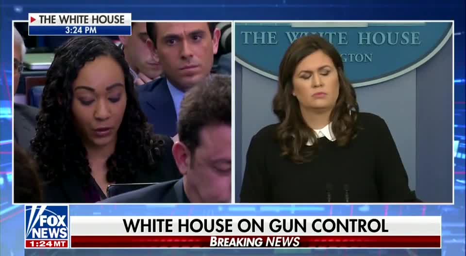 Sarah Sanders denies Trump hid lunch with NRA