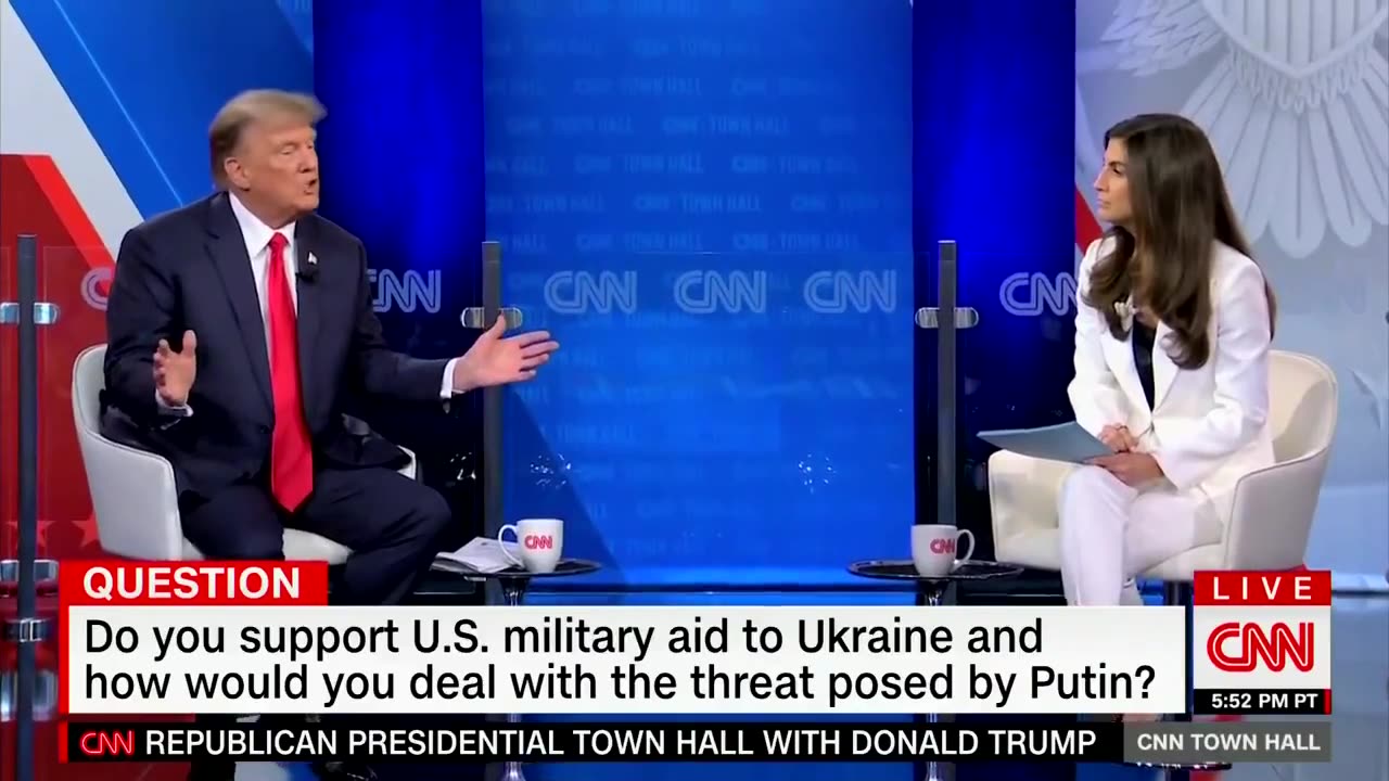 Donald Trump on CNN: He would end the Ukraine war in 24 hours