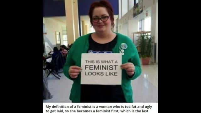 Meme Used To Describe Happy Fat Feminist USA Lesbian To Orthodox Men Near Russia Ukraine Middle East