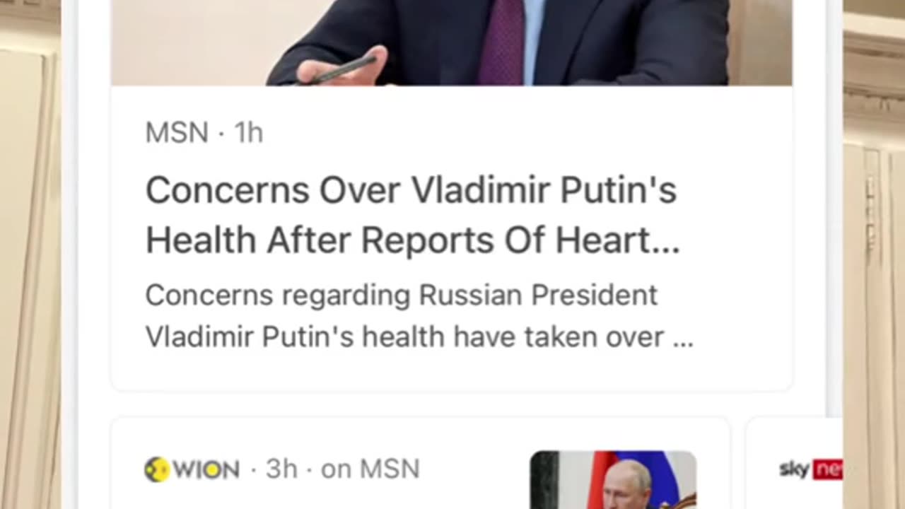BREAKING: Vladimir Putin Updates