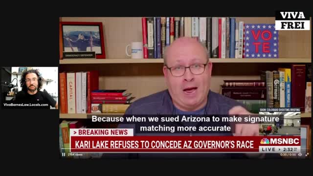 Attorney Marc Elias ACCIDENTALLY Argues For Kari Lake's Arizona Vote "Anomalies" - Viva Clips