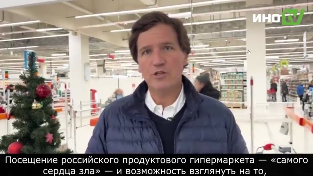 Tucker Carlson Visits Russian Grocery Store, Discovers Americans Have Been Told a Lie