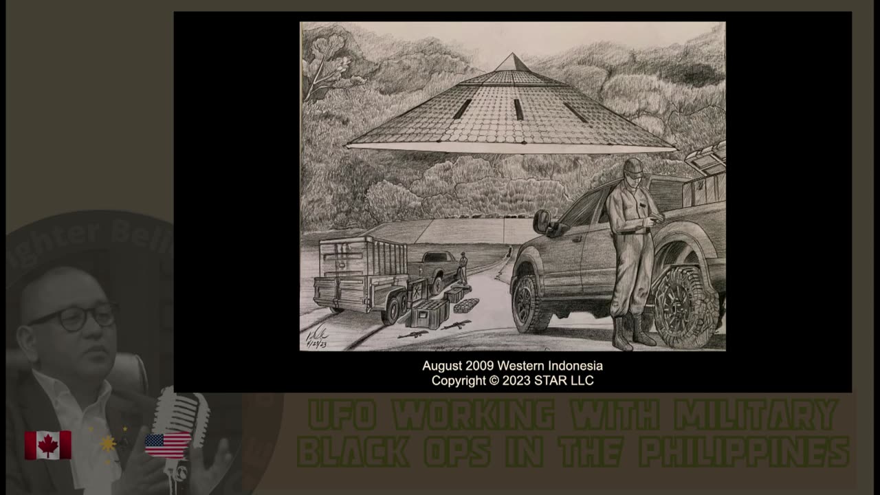 BLACK OPS MILITARY colluding with UFO in Philippine Jungles