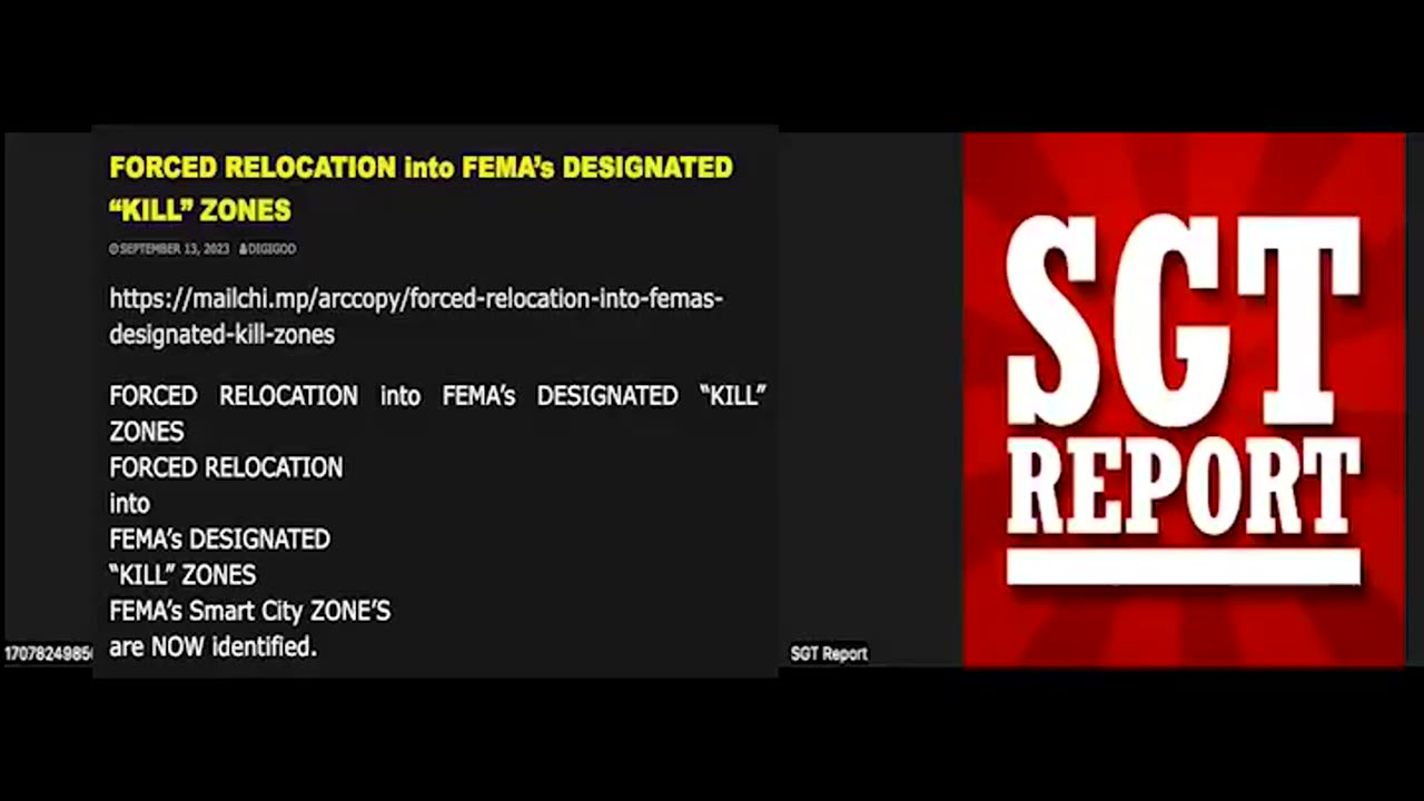 FEMA, DEWS & KILL CITIES -- DEB TAVARES [PART 1] LISTEN VERY CAREFULLY..!!!