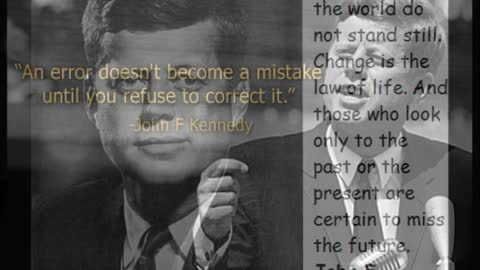 President John F. Kennedy "One Person Can Make a Difference Like President Trump"